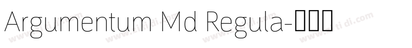 Argumentum Md Regula字体转换